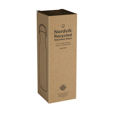 Logotrade advertising product image of: Nordvik RCS Recycled Steel 500 ml drinking bottle