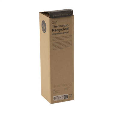 Logo trade promotional gifts image of: Thermotop Midi RCS Recycled Steel 500 ml thermo bottle