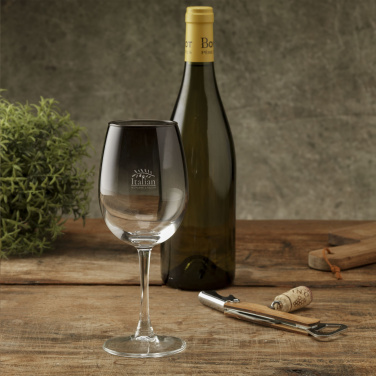 Logo trade promotional products picture of: Smokey Wine Glass 360 ml