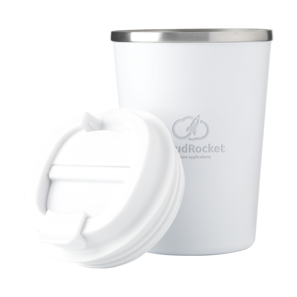 Logotrade advertising product image of: Kaffi RCS Recycled Coffee Mug 300 ml thermo cup