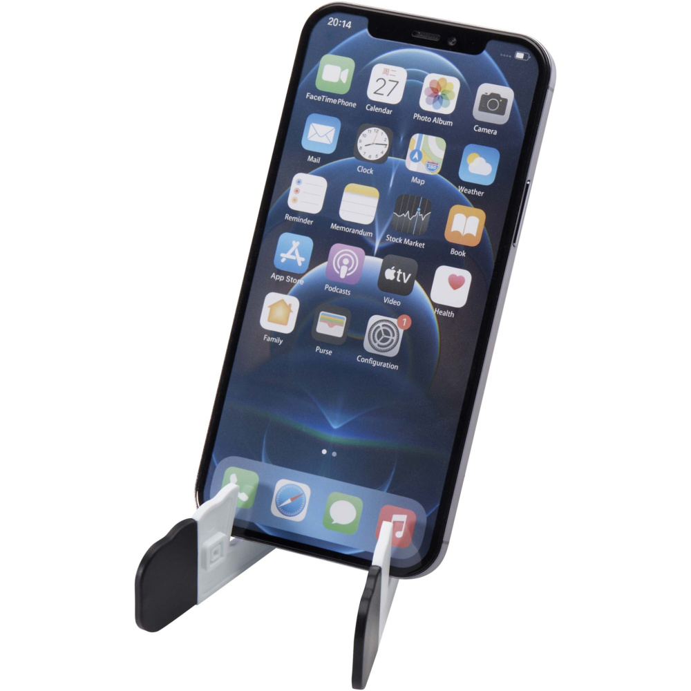Logotrade promotional giveaways photo of: Buna recycled plastic foldable tablet and phone stand