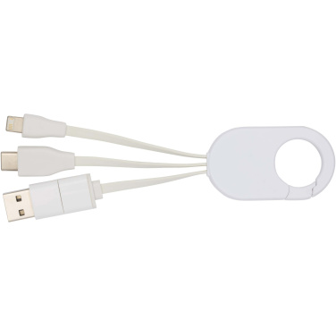 Logotrade advertising product image of: Troop 4-in-1 recycled plastic charging cable