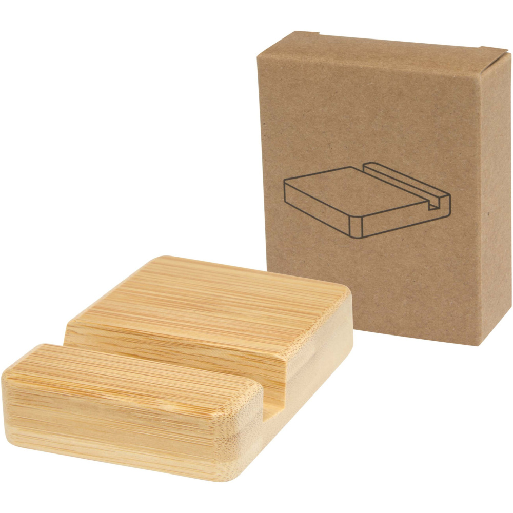 Logotrade promotional gift picture of: Ebla bamboo phone stand