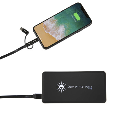 Logotrade promotional products photo of: SCX.design P30 8000 mAh light-up solar power bank