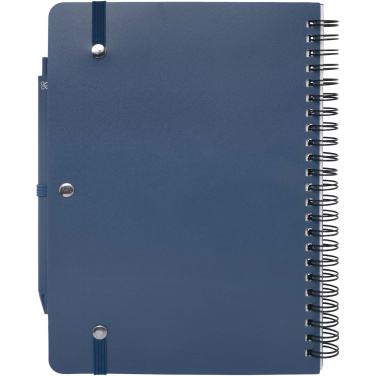 Logotrade promotional gift picture of: Thalaasa A5 ocean-bound hard cover notebook with ballpoint pen (black ink)