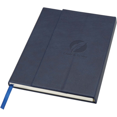 Logo trade promotional items picture of: Alejandra A5 recycled plastic hard cover notebook