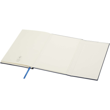 Logotrade business gift image of: Alejandra A5 recycled plastic hard cover notebook