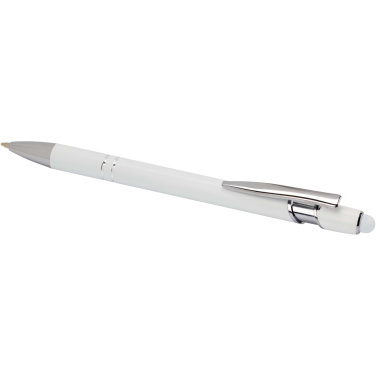Logo trade promotional gifts picture of: Kish ballpoint pen with silver finish (blue ink)