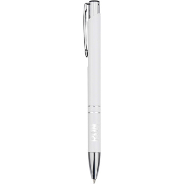 Logo trade promotional product photo of: Moneta recycled aluminium ballpoint pen (blue ink)