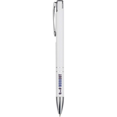 Logotrade promotional merchandise image of: Moneta recycled aluminium ballpoint pen (blue ink)