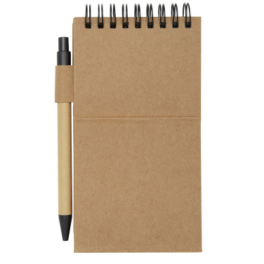 Logo trade business gift photo of: Flipper sticky notepad with ballpoint pen (black ink)