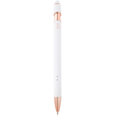 Logo trade corporate gift photo of: Nanna ballpoint pen with rose gold finish (black ink)