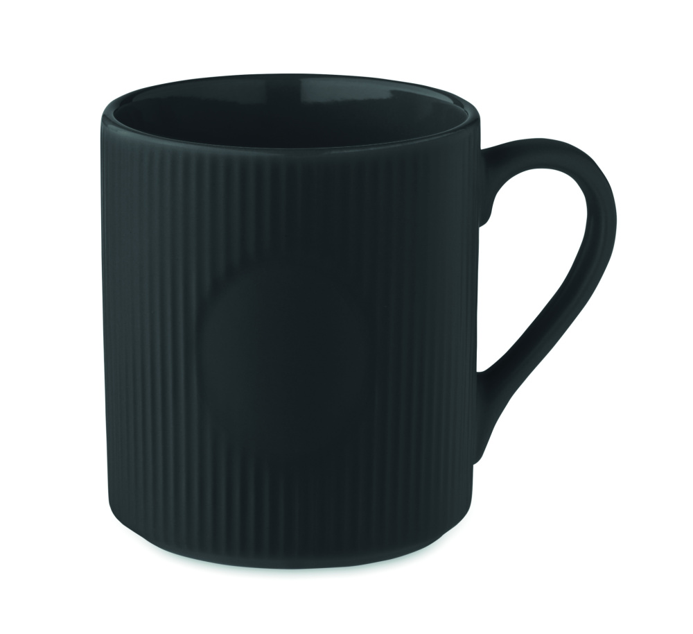 Logotrade promotional merchandise photo of: Ribbed ceramic mug mat 340 ml