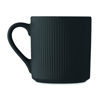 Logo trade advertising products image of: Ribbed ceramic mug mat 340 ml