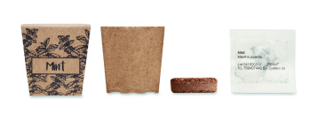 Logotrade promotional giveaway picture of: Mint seeds growing kit
