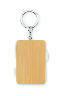 Logo trade promotional merchandise image of: Key ring charging cable