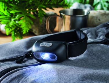 Logo trade business gift photo of: Rechargeable LED head torch