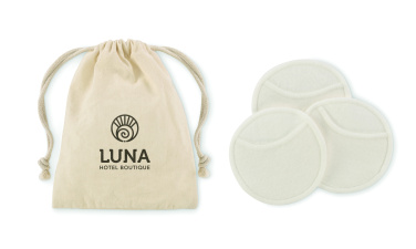 Logo trade promotional merchandise photo of: Reusable face cleaning pad set
