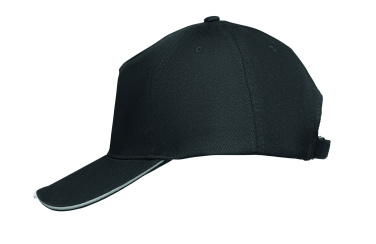 Logotrade promotional gift picture of: 5 panel LED cotton cap 220gr/m²