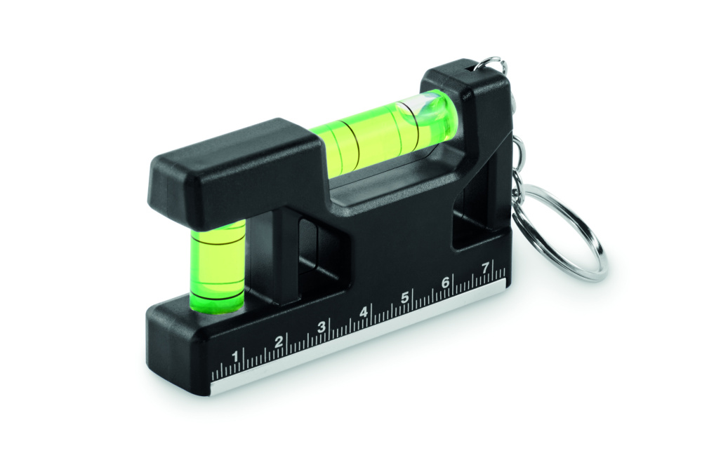 Logo trade promotional giveaways picture of: Magnetic level ABS key ring
