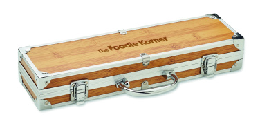 Logotrade business gift image of: Stainless steel barbecue tools
