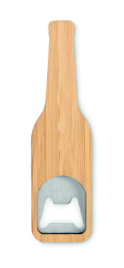 Logo trade corporate gift photo of: Bamboo bottle opener