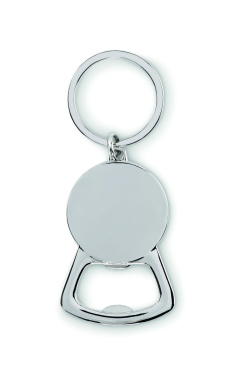 Logo trade corporate gift photo of: Recycled aluminium key ring