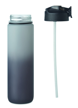 Logo trade promotional gifts image of: Sports water bottle RPET 1L