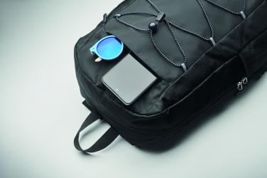 Logo trade promotional gift photo of: 600D RPET polyester backpack