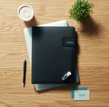 Logo trade promotional products picture of: A4 folder and wireless charger