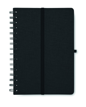 Logo trade promotional merchandise photo of: A5 notebook with phone holder