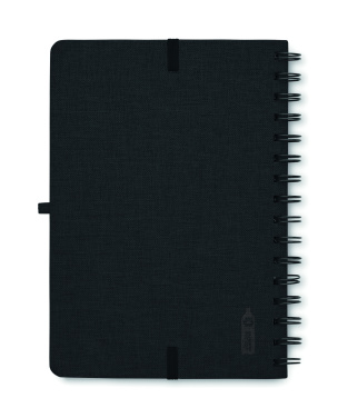 Logo trade promotional merchandise picture of: A5 notebook with phone holder