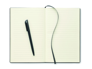 Logo trade promotional merchandise picture of: A5 PU notebook with pen