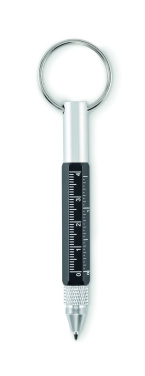 Logotrade promotional product picture of: Key ring with twist action pen