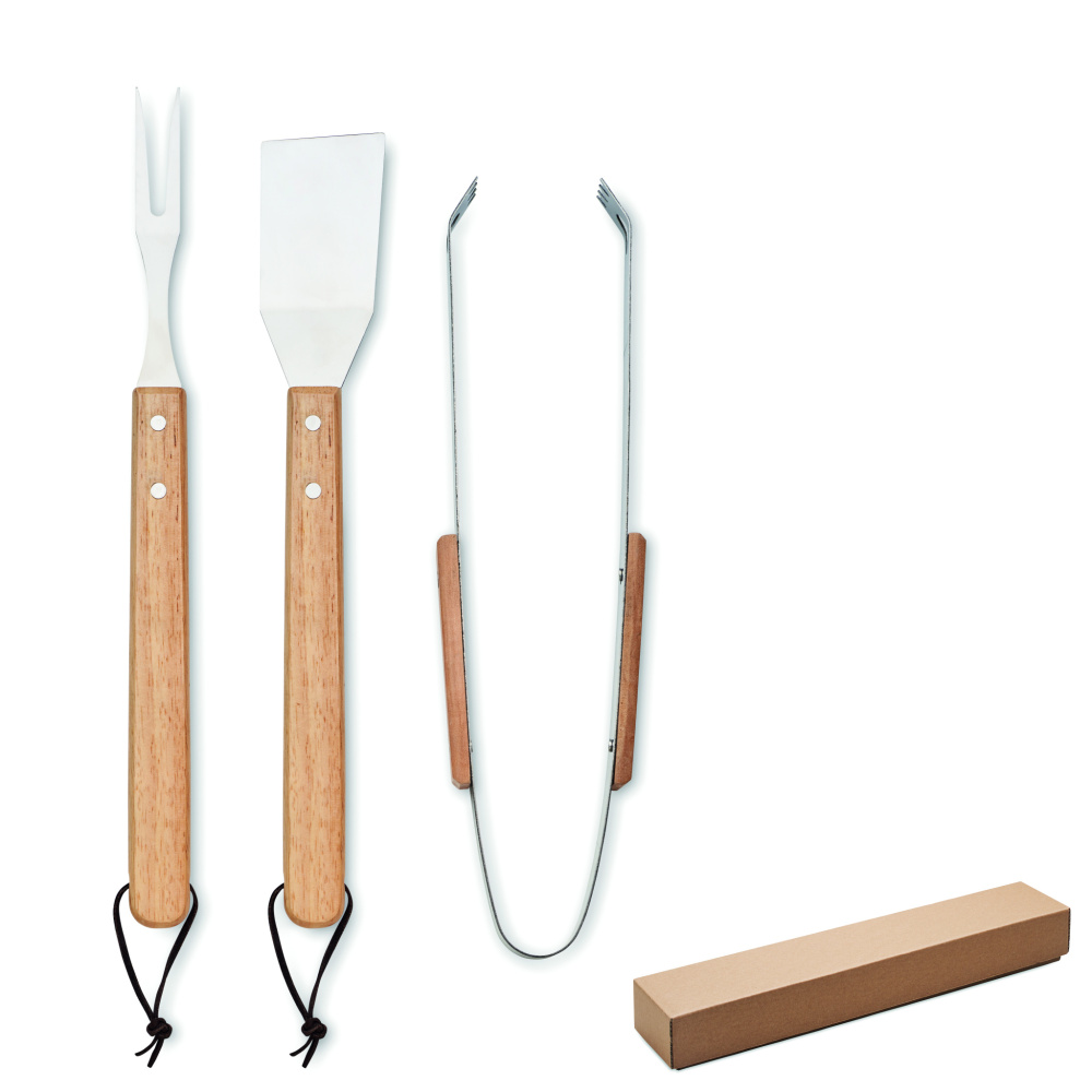Logotrade promotional product picture of: Oakwood barbecue set