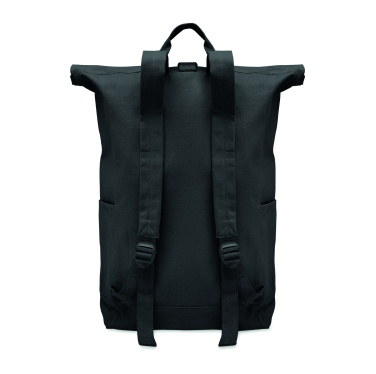 Logotrade promotional giveaway image of: Roll top backpack 390 gr/m²