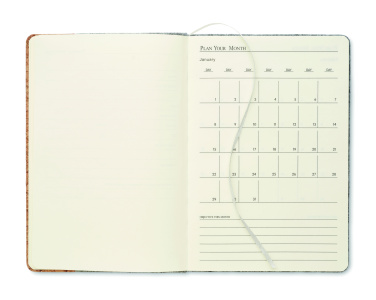 Logo trade corporate gifts picture of: A5 RPET cork notebook