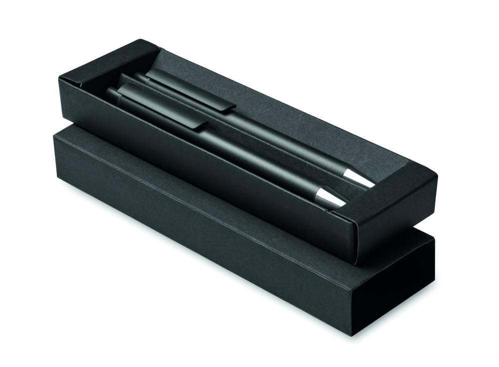 Logotrade corporate gift image of: Recycled aluminium pen set
