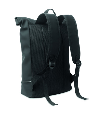 Logotrade corporate gift picture of: Laptop 15" roll top PU backpack