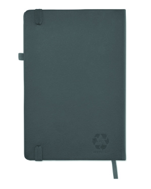 Logotrade promotional product picture of: Recycled Leather A5 notebook