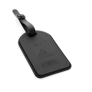 Logotrade advertising product image of: Globetrack RCSrPolyester luggage tag with worldwide locating