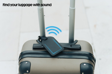 Logo trade promotional item photo of: Globetrack RCSrPolyester luggage tag with worldwide locating