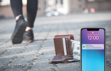 Logotrade corporate gift image of: Findit RCS rplastic ultra-thin finder card rechargeable