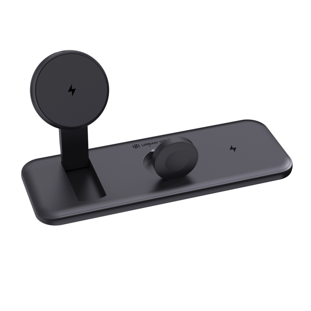 Logo trade promotional products image of: Urban Vitamin Torrance 3 in 1 magnetic 15W charger