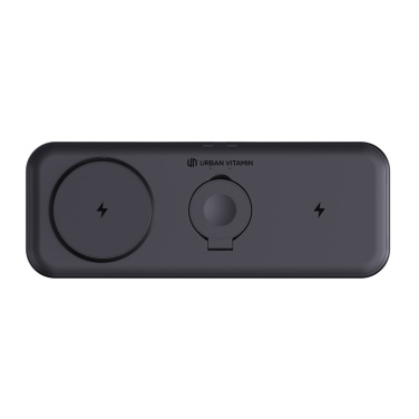 Logotrade promotional item picture of: Urban Vitamin Torrance 3 in 1 magnetic 15W charger
