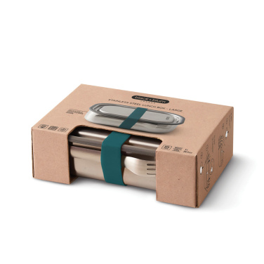Logo trade promotional items image of: Black+Blum Stainless Steel Lunch Box Large