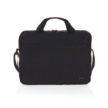 Logo trade promotional giveaway photo of: Swiss Peak Aware™ RPET Essential 15.6 inch laptop bag