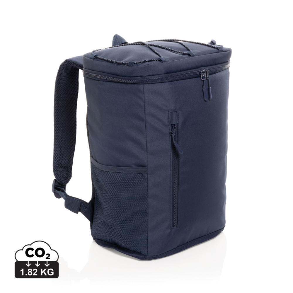 Logo trade corporate gifts image of: Sonny Aware™ RPET cooler backpack