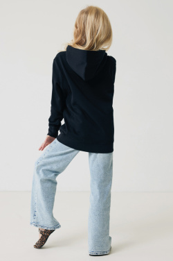 Logotrade advertising product picture of: Iqoniq Yengo kids recycled cotton hoodie with sidepockets