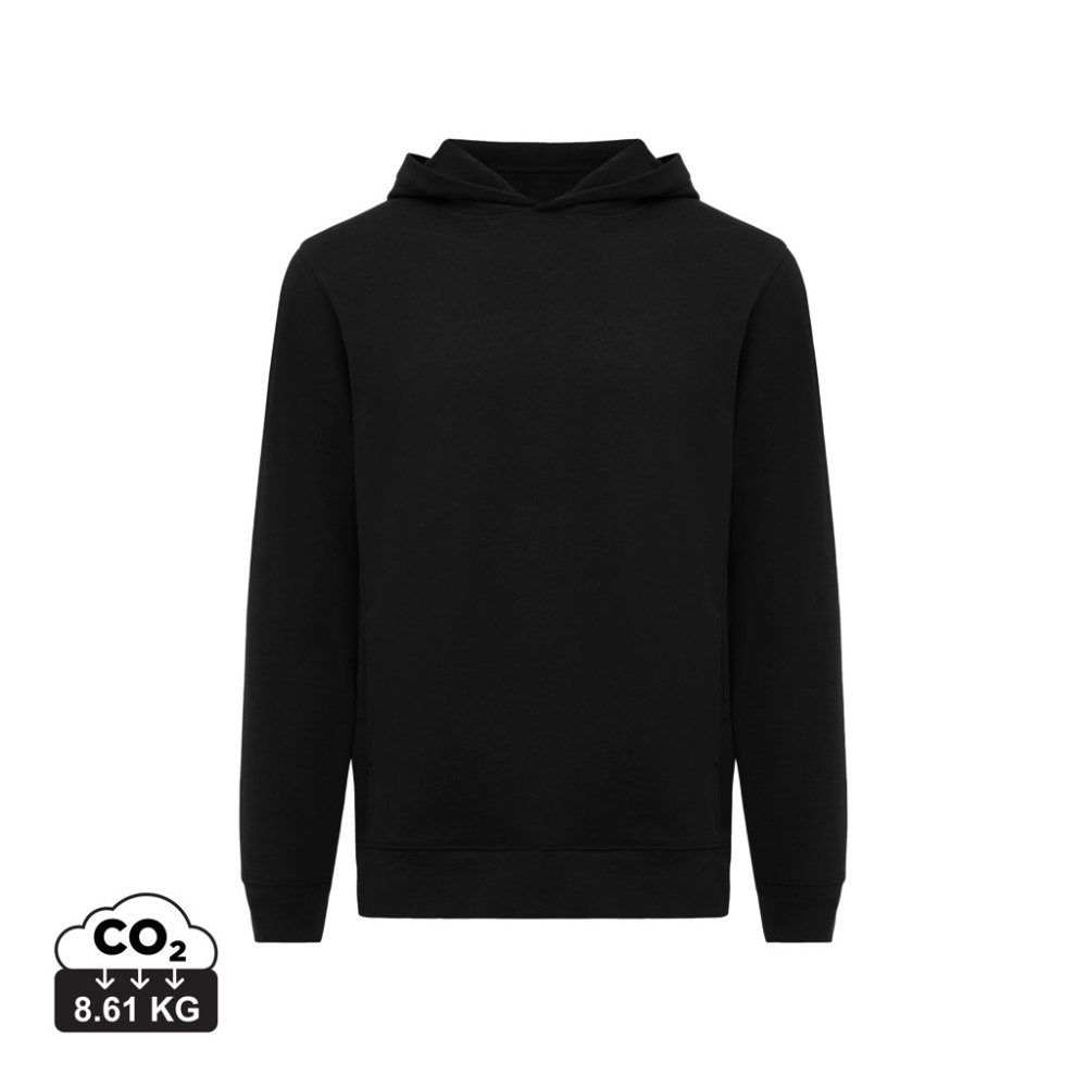 Logo trade advertising products image of: Iqoniq Yengo recycled cotton hoodie with sidepockets